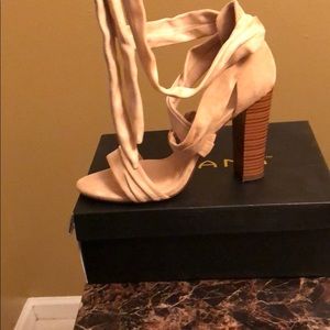 4’ strap up heels